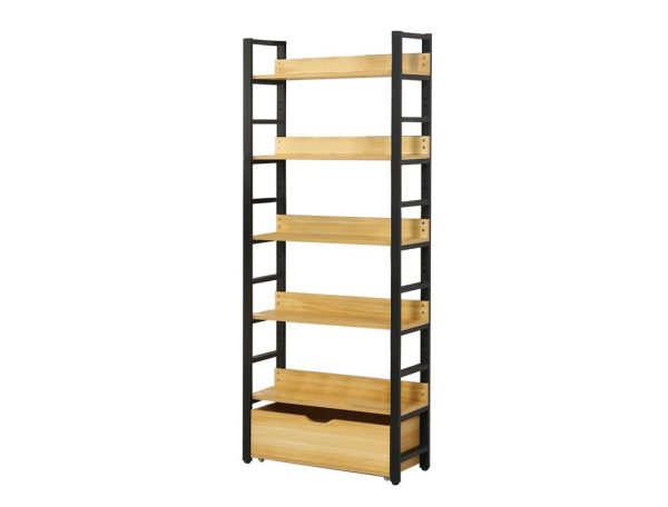 Biblioteca cu 5 polite si compartiment, Naimeed