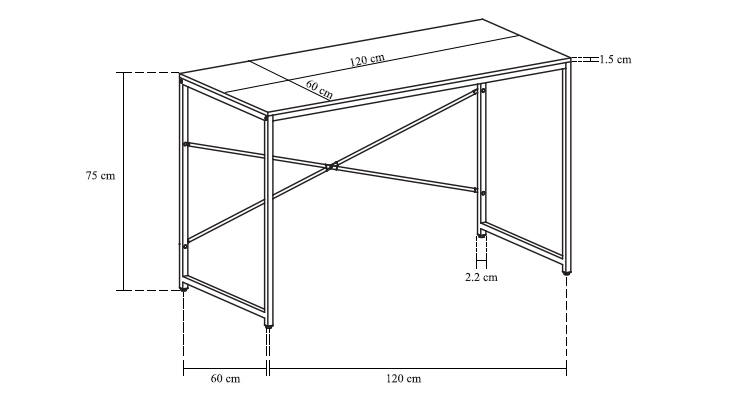 birou din stejar dimensiuni