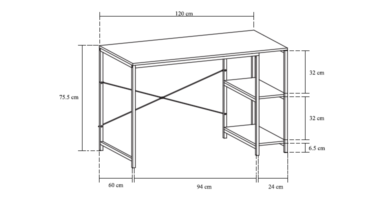 birou din nuc dimensiuni