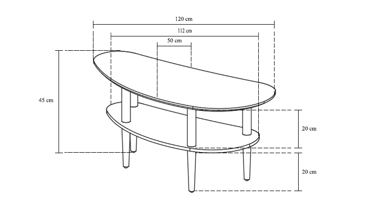 masuta de cafea moderna dimensiuni