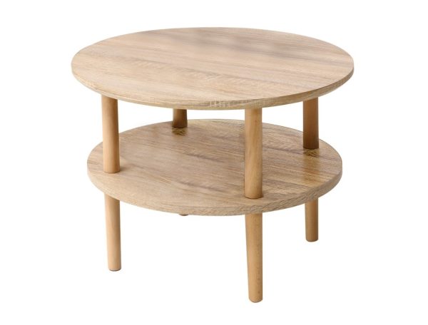 masuta de cafea din salcam deschis moderna