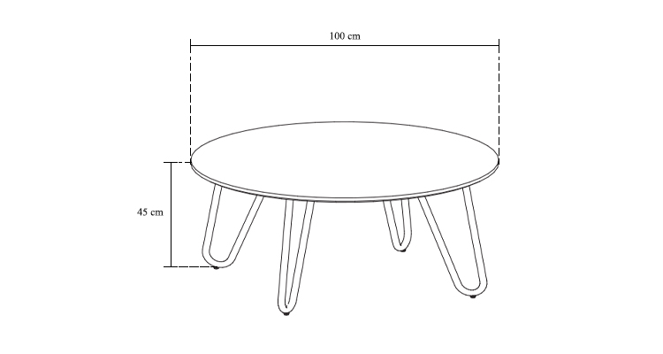 masuta de cafea gri dimensiuni