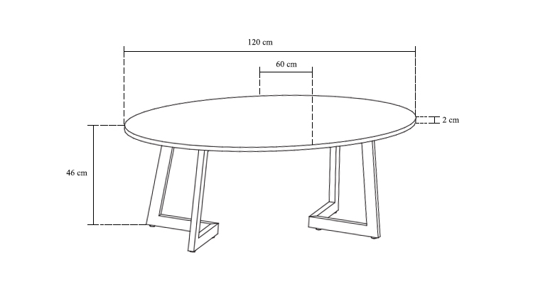 masuta de cafea din salcam moderna dimensiuni