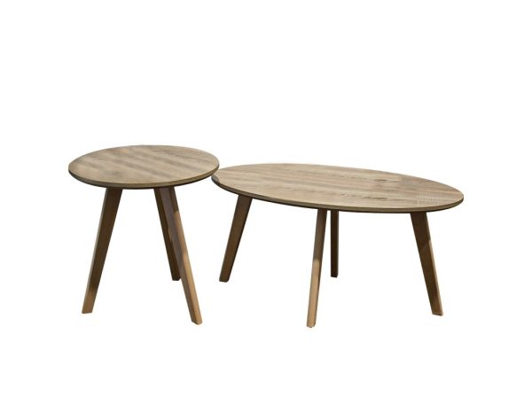 masute de cafea stil modern salcam deschis